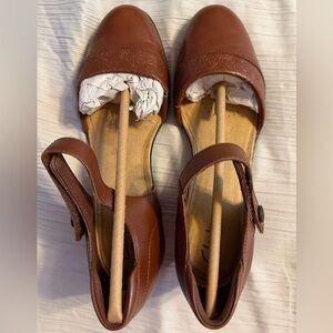 Clarks Women's Emily 2 Ketra pumps in British Tan leather Size 10